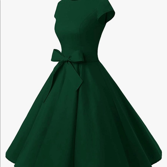 Like New Forest Green Dress size Large - Picture 2 of 6
